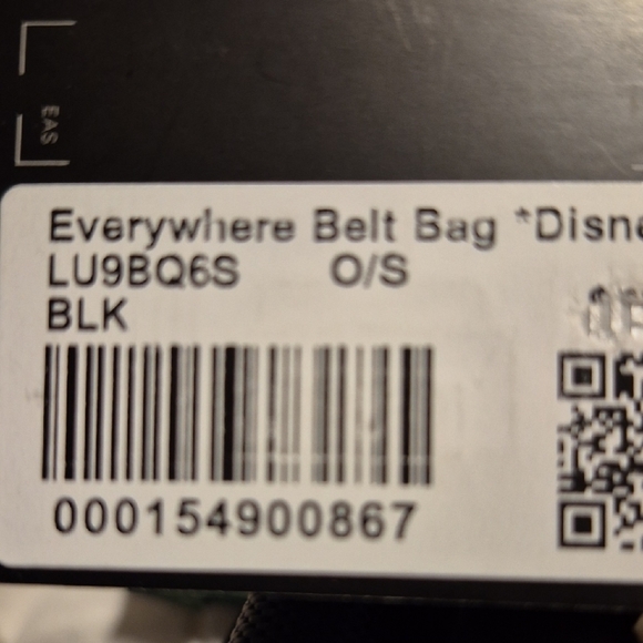 lululemon athletica Black Belt Bag with Mickey Mouse Design - Picture 4 of 6